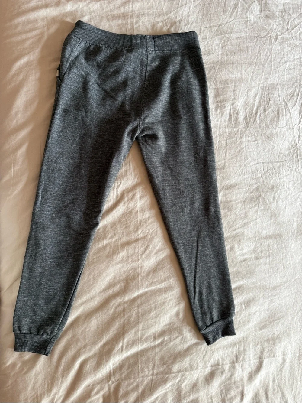 Weatherproof Vintage Boys Fleece Joggers Grey Heather Sweatpants Size M 10/12